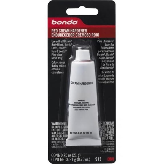 3M Bondo Cream Hardener - Catalyst/Activator for Auto Body Filler - 6 Pack, 0.75 oz