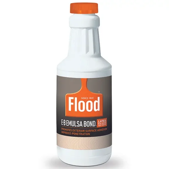 6-Pack of 1 qt Flood FLD41 E-B Emulsa-Bond Exterior Latex Paint Bonding Additive