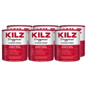 6-Pack of 1 qt Kilz 10002 White Original Oil-Based Stain Blocker Interior Primer