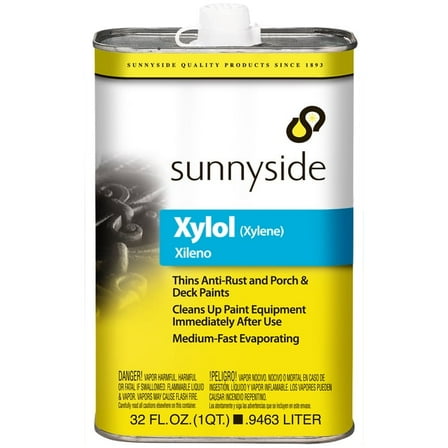 6-Pack of 1 qt Sunnyside 82232 Sunnyside Xylol (Xylene)