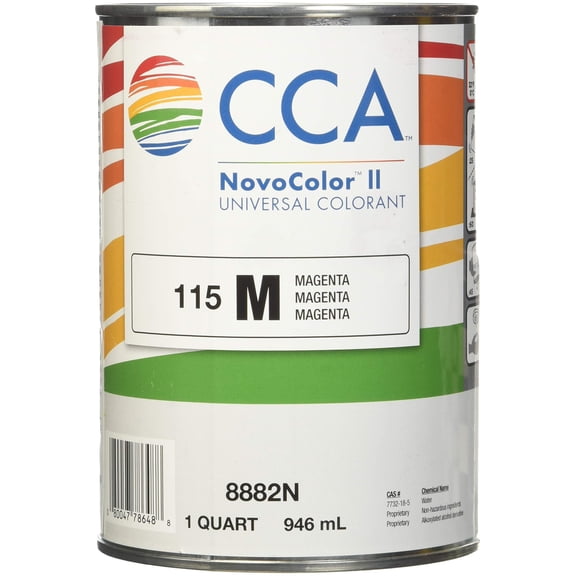 6-Pack of 1 qt Valspar 8882N M-Magenta Novocolor II Universal Colorant