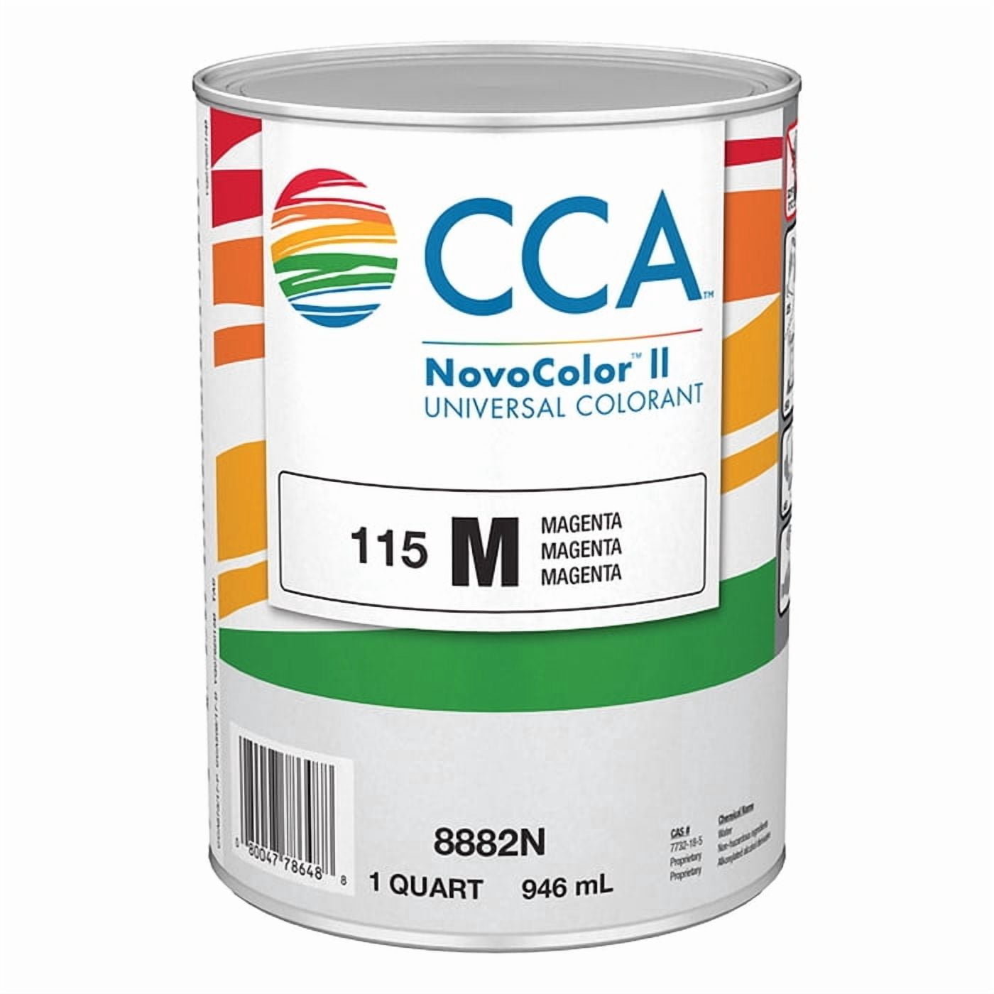 6-Pack of 1 qt Valspar 8882N M-Magenta Novocolor II Universal Colorant ...