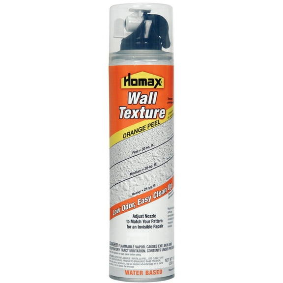 6 Pack of 10 oz Homax 4091 Aerosol Texture Water-Based Orange Peel Wall Texture