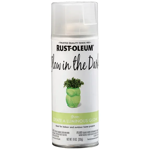 6-Pack of 10 oz Rust-Oleum 342598 Specialty Glow In The Dark Spray Paint