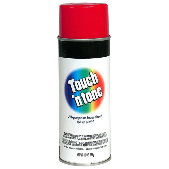 6-Pack of 10 oz Rust-Oleum 55270830 Cherry Red Touch’n Tone General Purpose Spray Paint