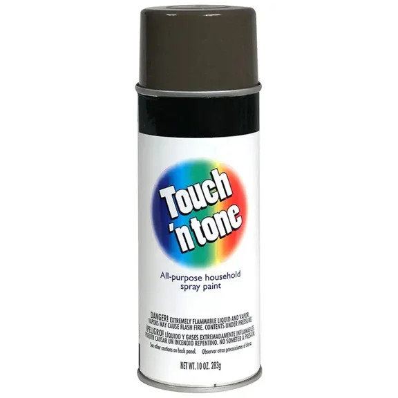 6-Pack of 10 oz Rust-Oleum 55288830 Dove Gray Touch’n Tone General Purpose Spray Paint