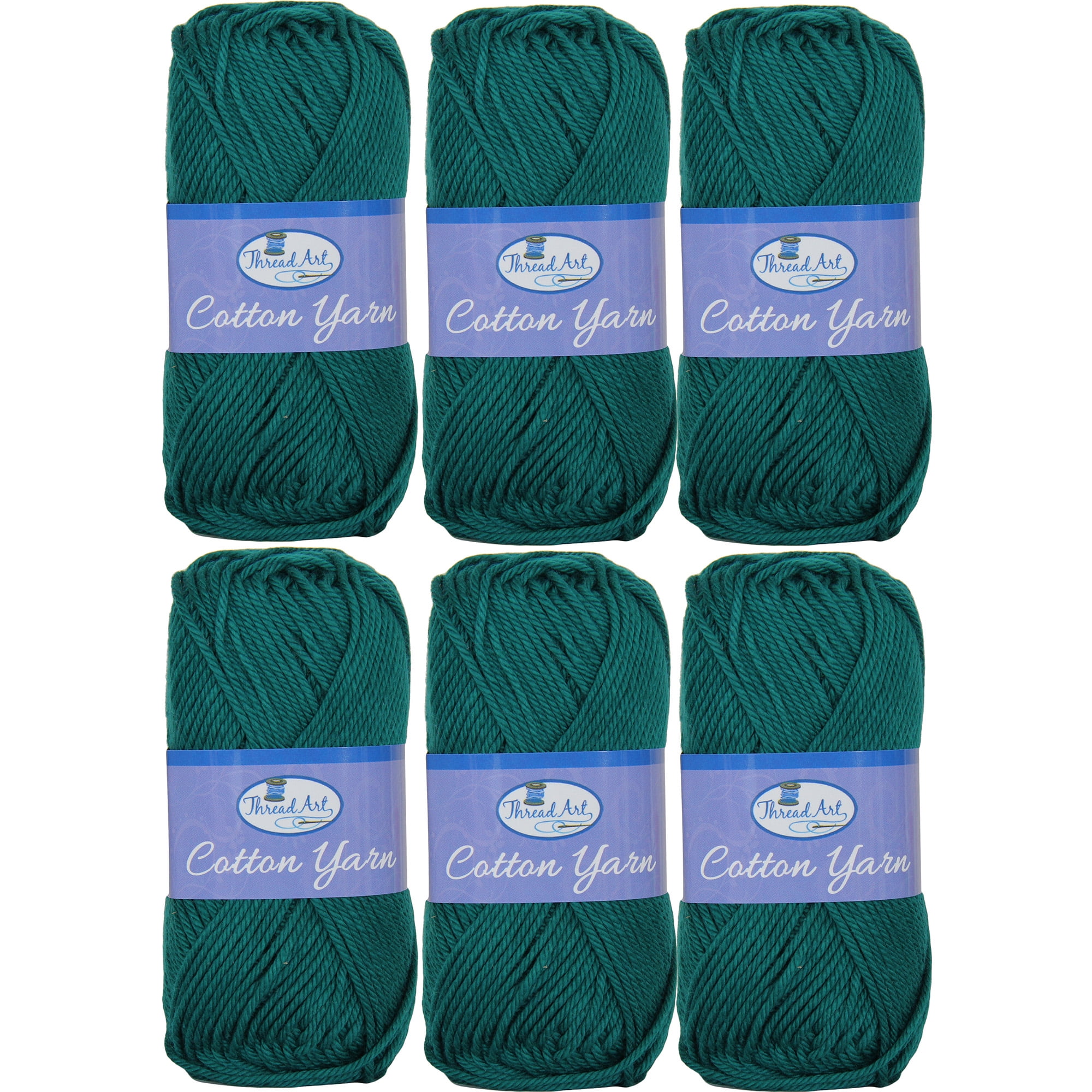 Cotton Worsted Yarn SAGUARO Clean Cotton #4 Weight 75g 131yd Crochet Sage  Green