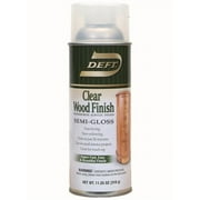 6 Pack of 11.25 oz Deft DFT108S Clear Wood Finish Water-Based Interior Semi-Gloss