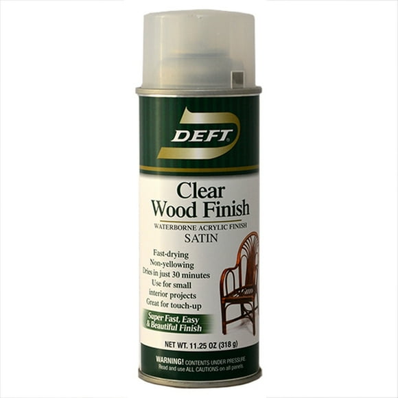 Deft Clear Wood Finish Satin Spray