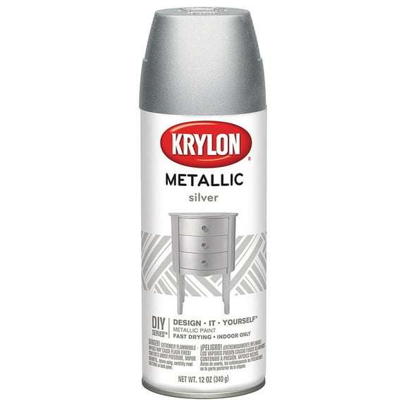 6-Pack of 11 oz Krylon 1406 General Purpose Metallic Silver Spray Paint
