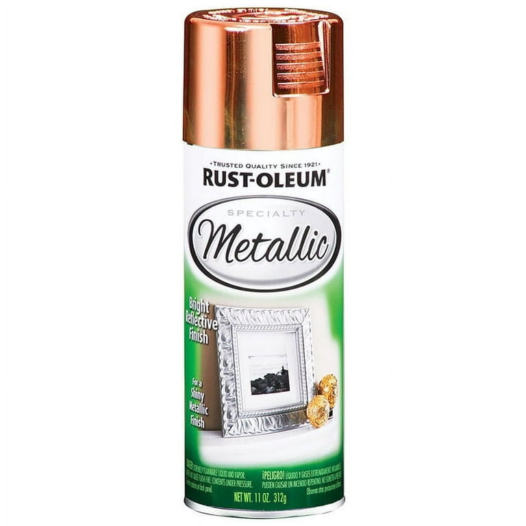 Rust-Oleum 344696-6PK Specialty Glitter Spray Paint, 10.25 oz, Copper, 6 Pack