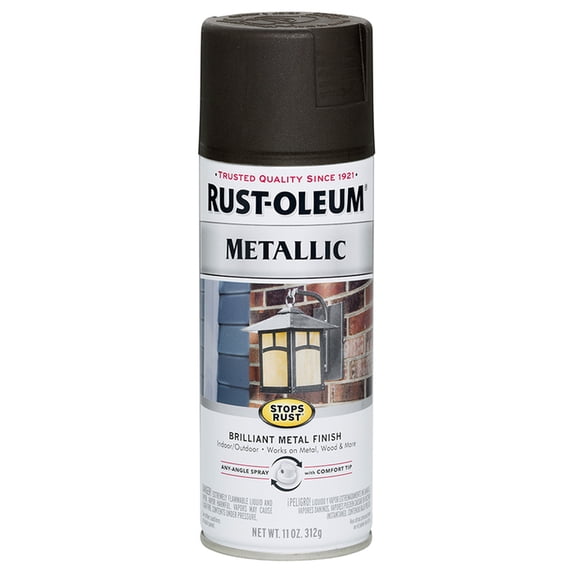 6-Pack of 11 oz Rust-Oleum Brands 248636 Oil Rubbed Bronze Stops Rust Outdoor Metallic Spray Paint