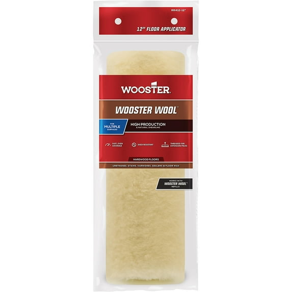 6-Pack of 12” Wooster RR412 Wooster Shearling Floor Applicator