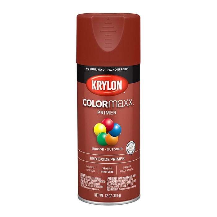 6-Pack of 12 oz Krylon K05583007 Red Oxide COLORmaxx Paint & Primer