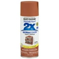 thumbnail image 1 of 6‐Pack of 12 oz Rust‐Oleum 334061 Painter's Touch 2X Cinnamon Ultra Cover Paint + Primer Spray Paint, Satin, 1 of 1