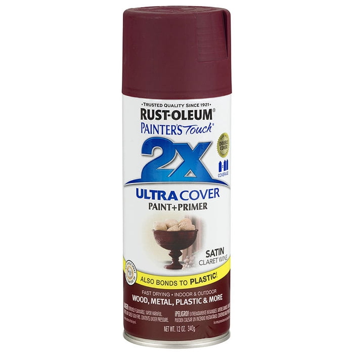 6‐Pack of 12 oz Rust‐Oleum 334062 Painter's Touch 2X Claret Wine Ultra ...