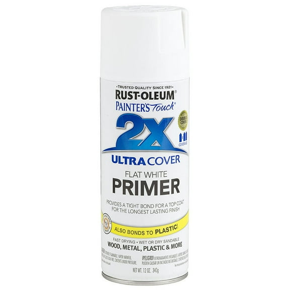 6‐Pack of 12 oz Rust‐Oleum Brands 334019 White Painter's Touch 2X Ultra Cover Paint + Primer Spray Paint, Primer
