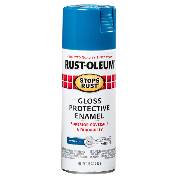 Royal Rust Color 6-Pack of 12 oz Rust-Oleum Brands 7727830 Royal Blue Stops Rust ...