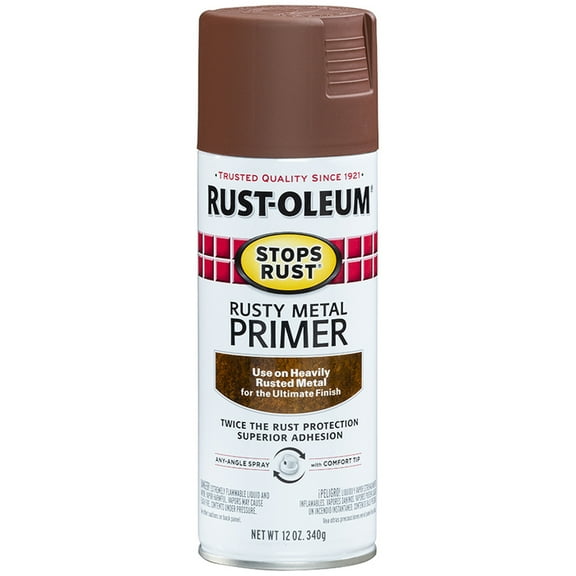 6-Pack of 12 oz Rust-Oleum Brands 7769830 Rusty Stops Rust Rusty Metal Primer