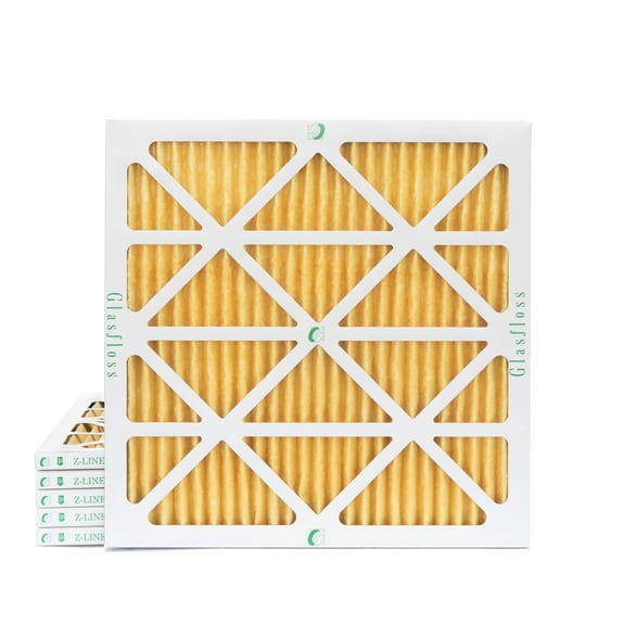 6 Pack of 12x12x1 MERV 11 Pleated Air Filters by Glasfloss. Actual Size: 11-1/2 x 11-1/2 x 7/8