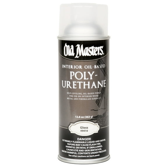 6 Pack of 13 oz Old Masters 49410 Clear Old Masters Oil-Based Interior Polyurethane, Gloss