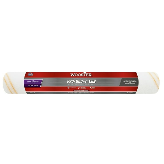 6-Pack of 18” x 3/16” Nap Wooster RR665 Pro/Doo-Z FTP Professional Roller Cover