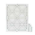 thumbnail image 1 of 6 Pack of 18x25x1 MERV 10 Pleated Air Filters by Glasfloss. Actual Size: 17-1/2 x 24-1/2 x 7/8, 1 of 7