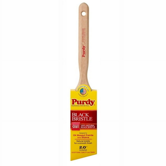 6-Pack of 2” Purdy 144116020 Extra Oregon Angled Sash Paint Brush, Black China Bristle