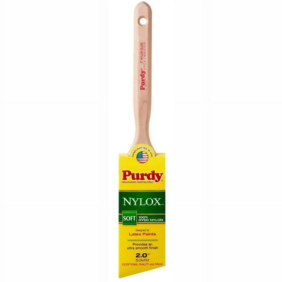 6-Pack of 2” Purdy 144152220 Nylox Glide Angled Sash Paint Brush, Tynex Nylon