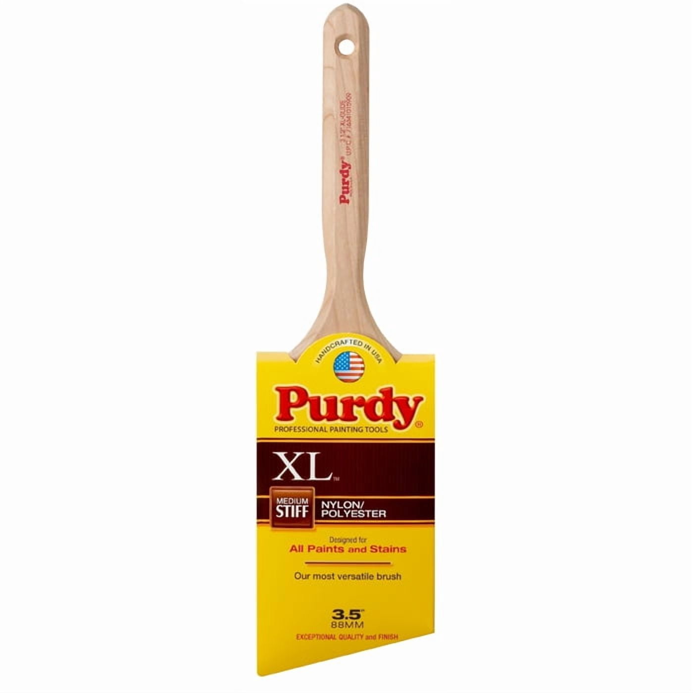 6-Pack of 3-1/2” Purdy 144152335 XL Glide Angled Sash Paint Brush, Tynex Orel
