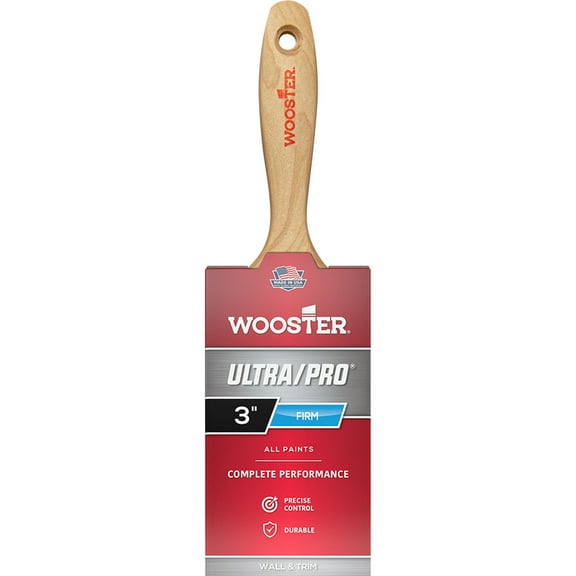 6-Pack of 3” Wooster Brush Company 4176 Ultra/Pro Firm Sable Professional Varnish Paint Brush