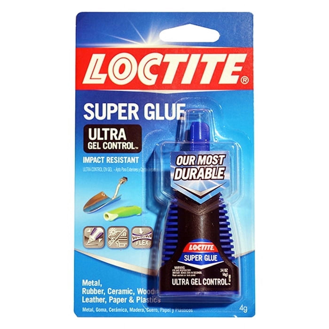 6-Pack of 4 gm Loctite 1363589 Super Glue Ultra Gel Control