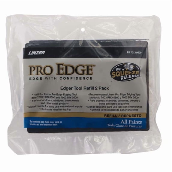 6-Pack of 5” Linzer PD 7013 Blue Pro Edge Refill For 5” Edger Pad Painters, 2-Pack