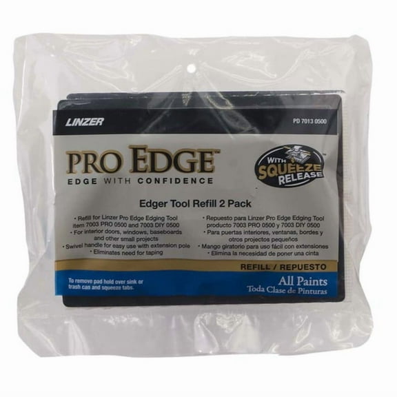 6-Pack of 5” Linzer PD 7013 Blue Pro Edge Refill For 5” Edger Pad Painters, 2-Pack