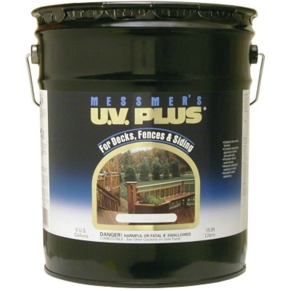 6-Pack of 5 gal Messmer's MS-500 Natural U.V. Plus Transparent Stain (250-VOC)