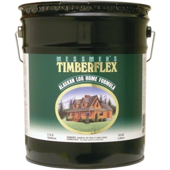 Messmur 6-Pack of 5 gal Messmer’s TF-602 Oxford Brown Timberflex Alaskan Log ...