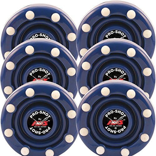 6 Pack of IDS Roller Hockey Puck Pro Shot (Blue)$$Sport & Recreation Other