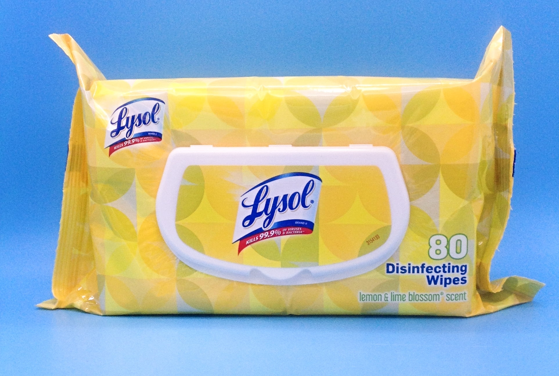 6 Pack of Lysol Disinfecting HandiPack Wipes, Lemon and Lime Blossom