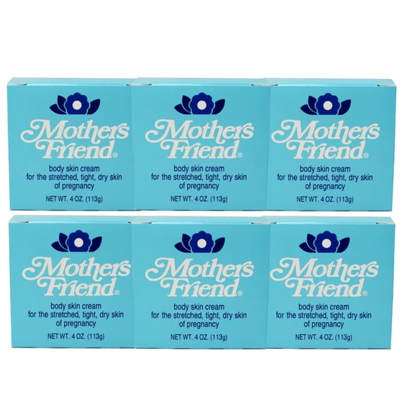 6 Pack of Mothers Friend Body Skin Cream 4 Ounce