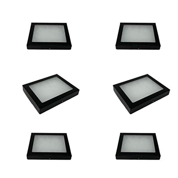 6 Pack of Riker Display Cases 4 x 5 x 3/4 for Collectibles Jewelry & More