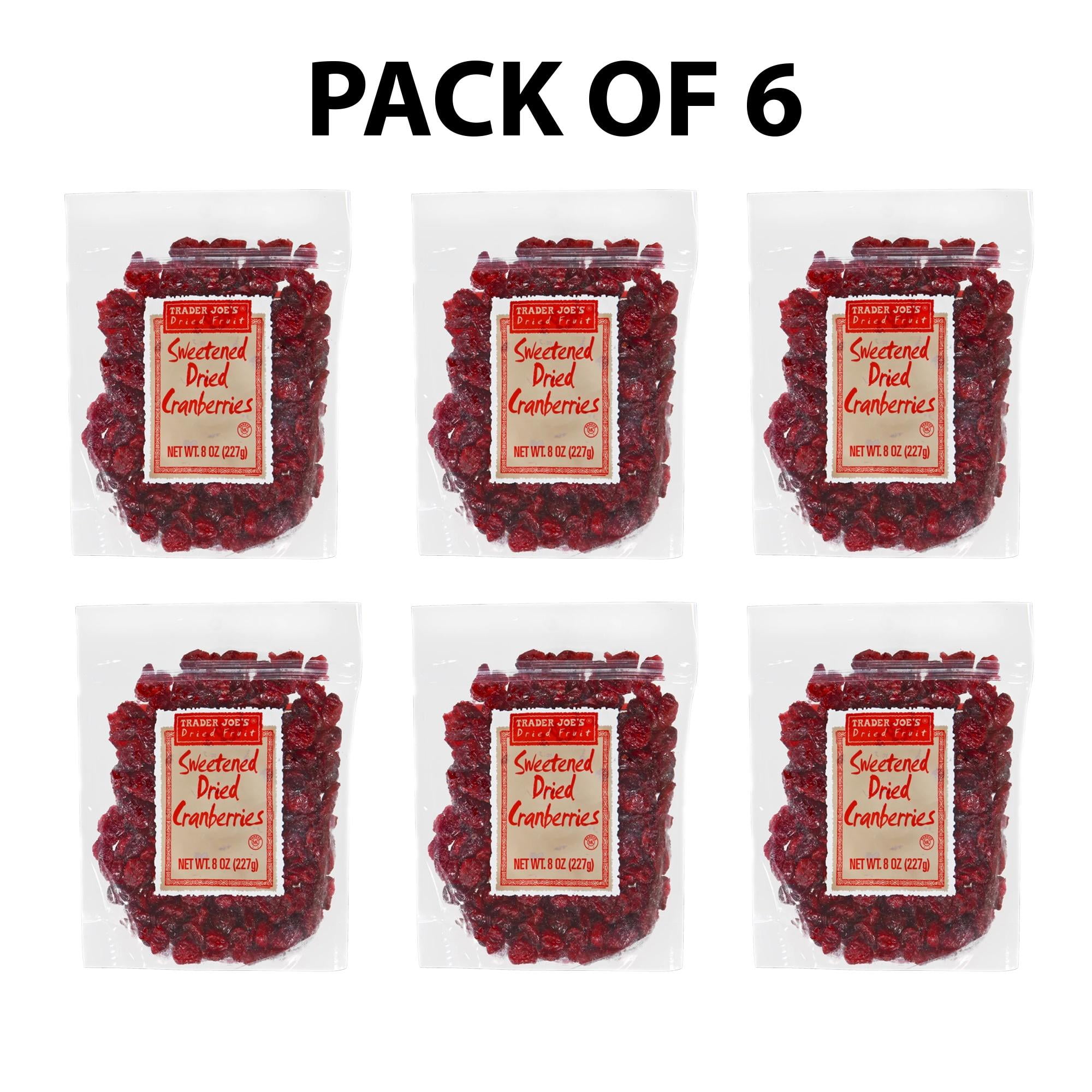 6-Pack of TRADER JOE'S - Sweetened Dried Cranberries | 8 Oz Per