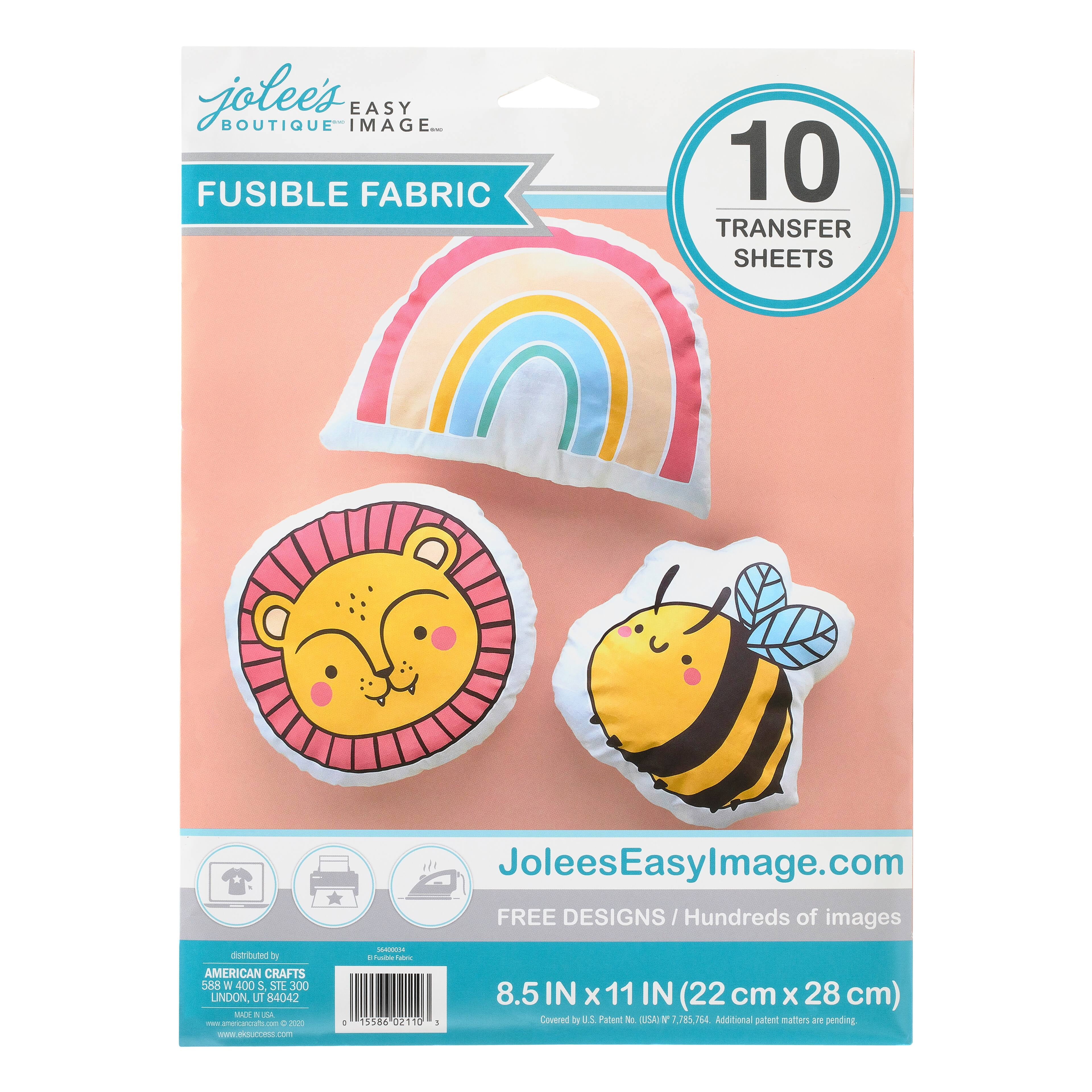 6 Packs: 10 ct. (60 total) Jolee's Boutique® Easy Image® Iron-On Light &  Dark Fabric Transfer Sheets