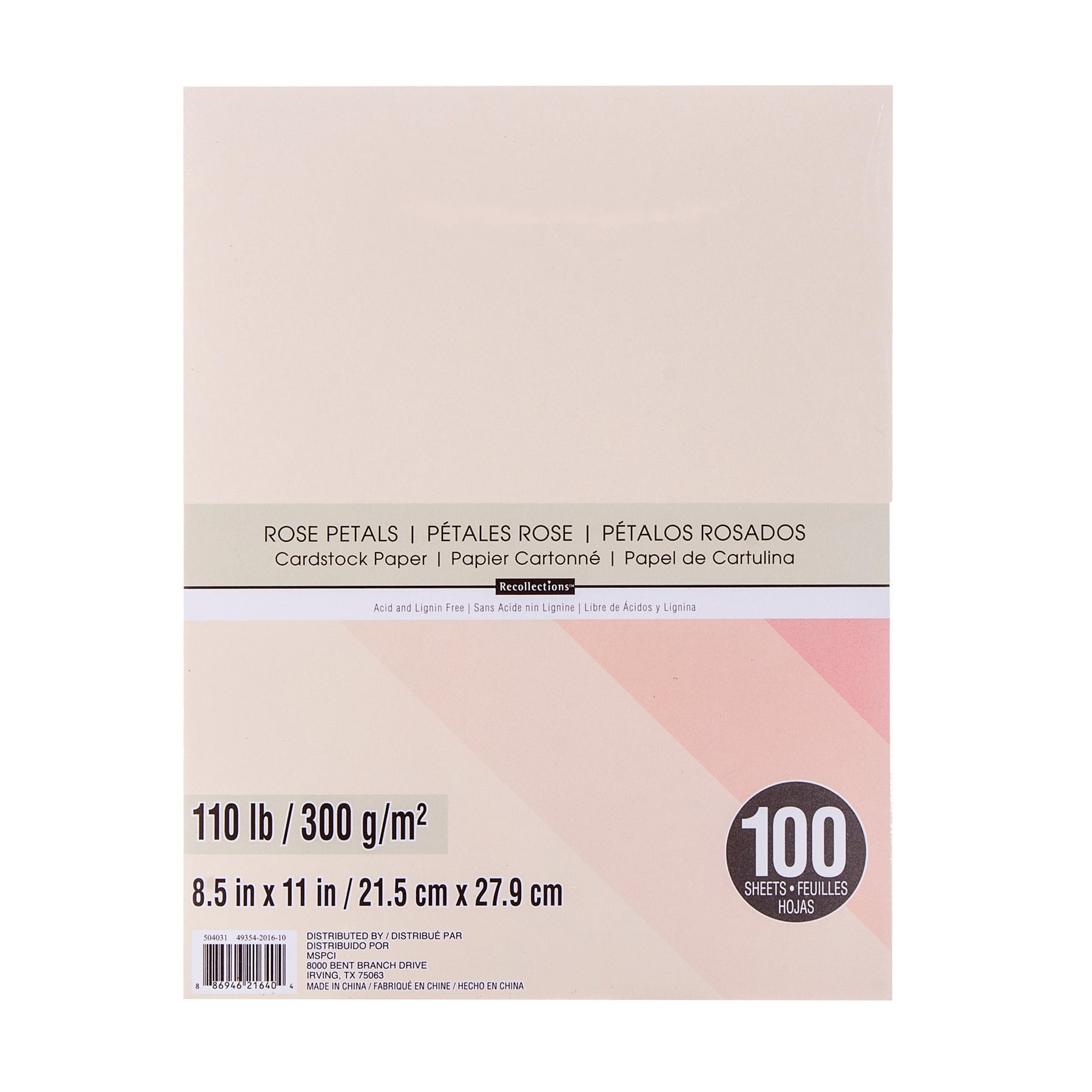 6 Packs: 100 ct. (600 total) Cream Heavyweight 8.5 x 11 Cardstock Paper  by Recollections™