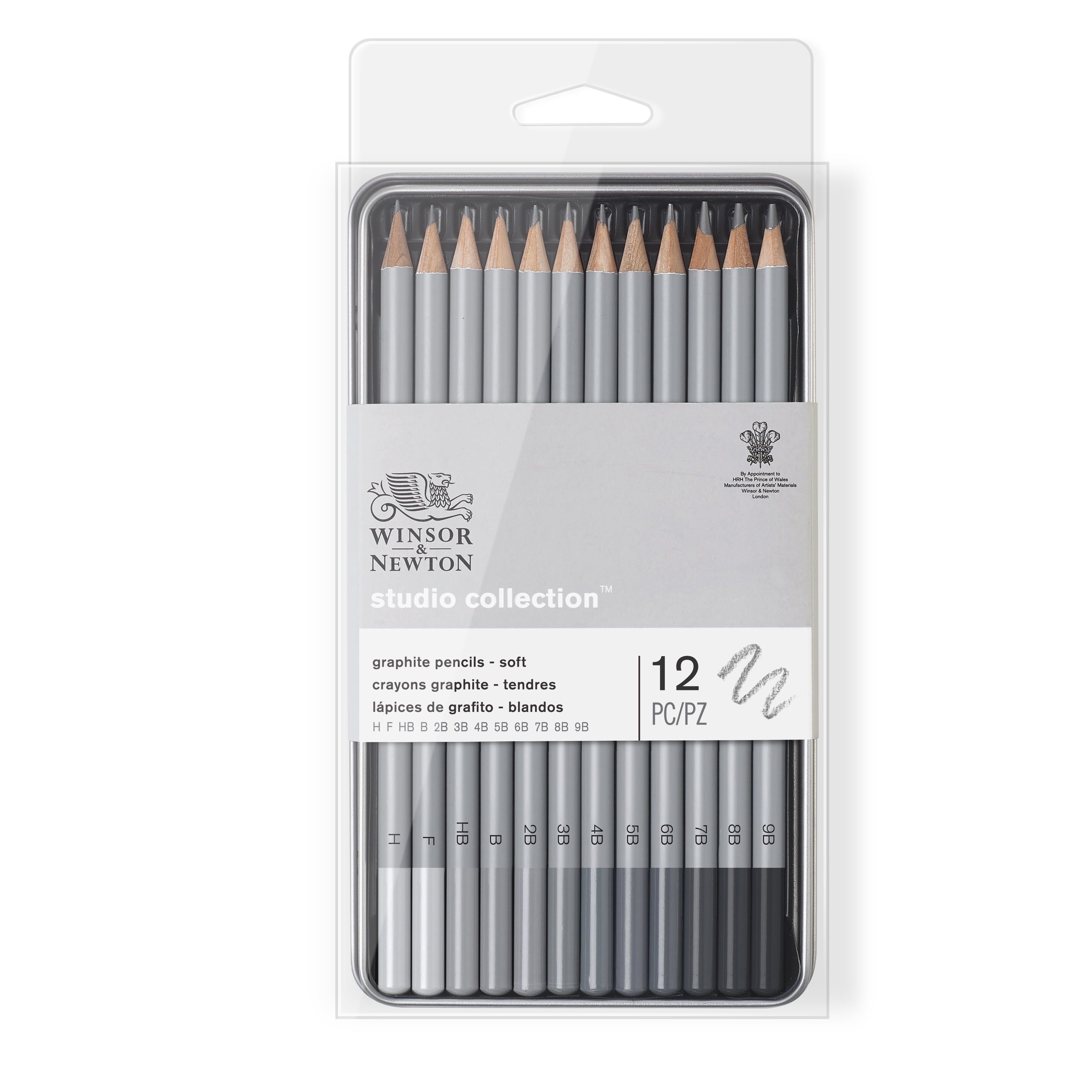 Winsor & Newton Studio Collection Graphite Pencil Set, 6 Packs: 12 ct. (72 total)