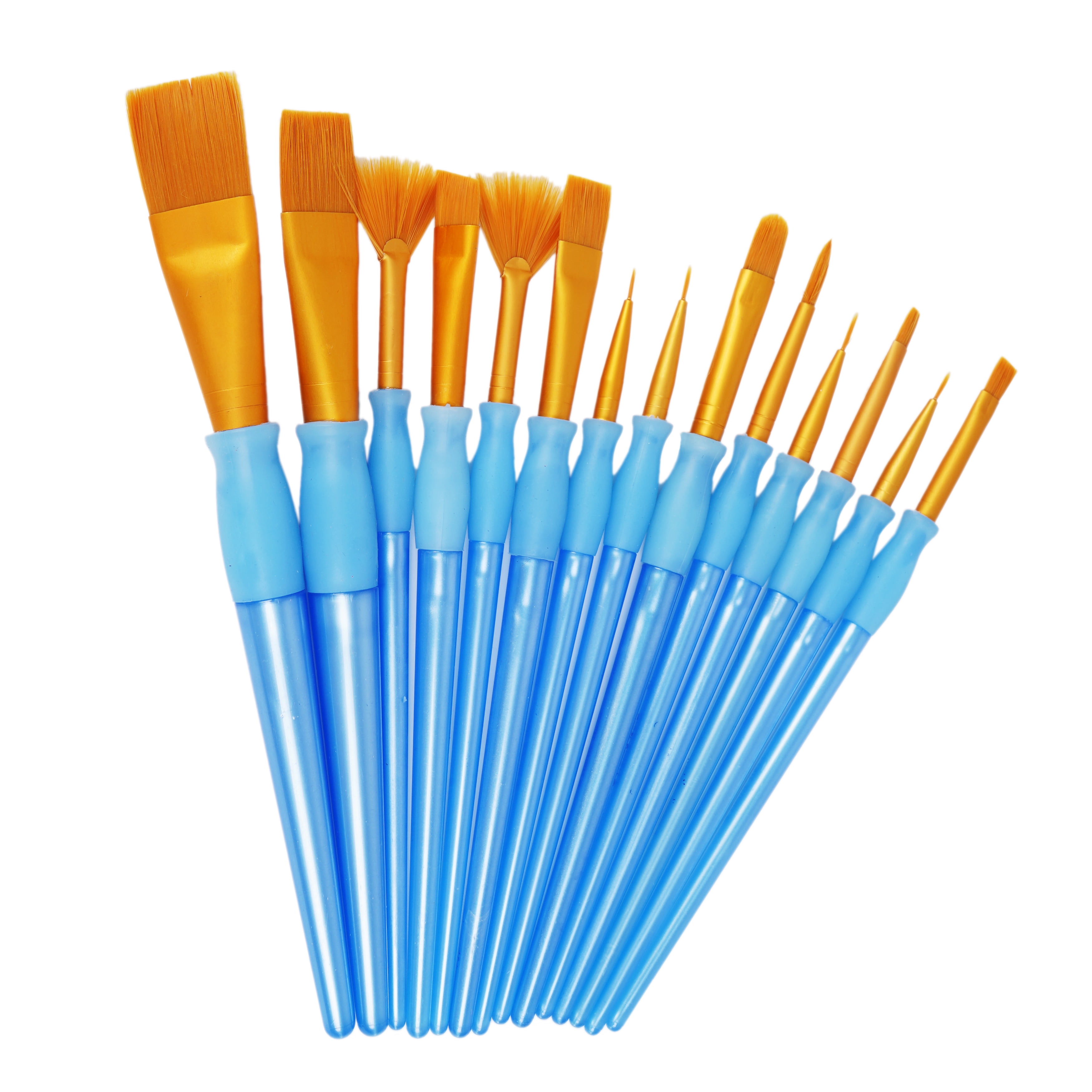 Craft Smart Golden Taklon Brush Set, 6 Packs: 14 ct. (84 total)