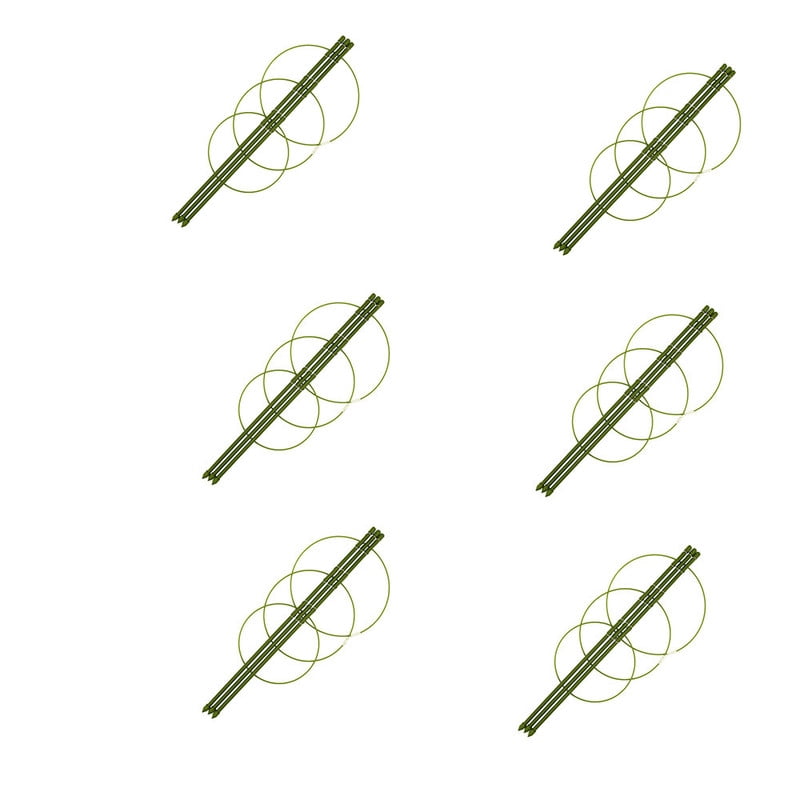 6 Packs 18inch Plant Support Cages for Home Garden Balcony for Orchids, Tomato, Vegetables, Flowers, Climbing Plants