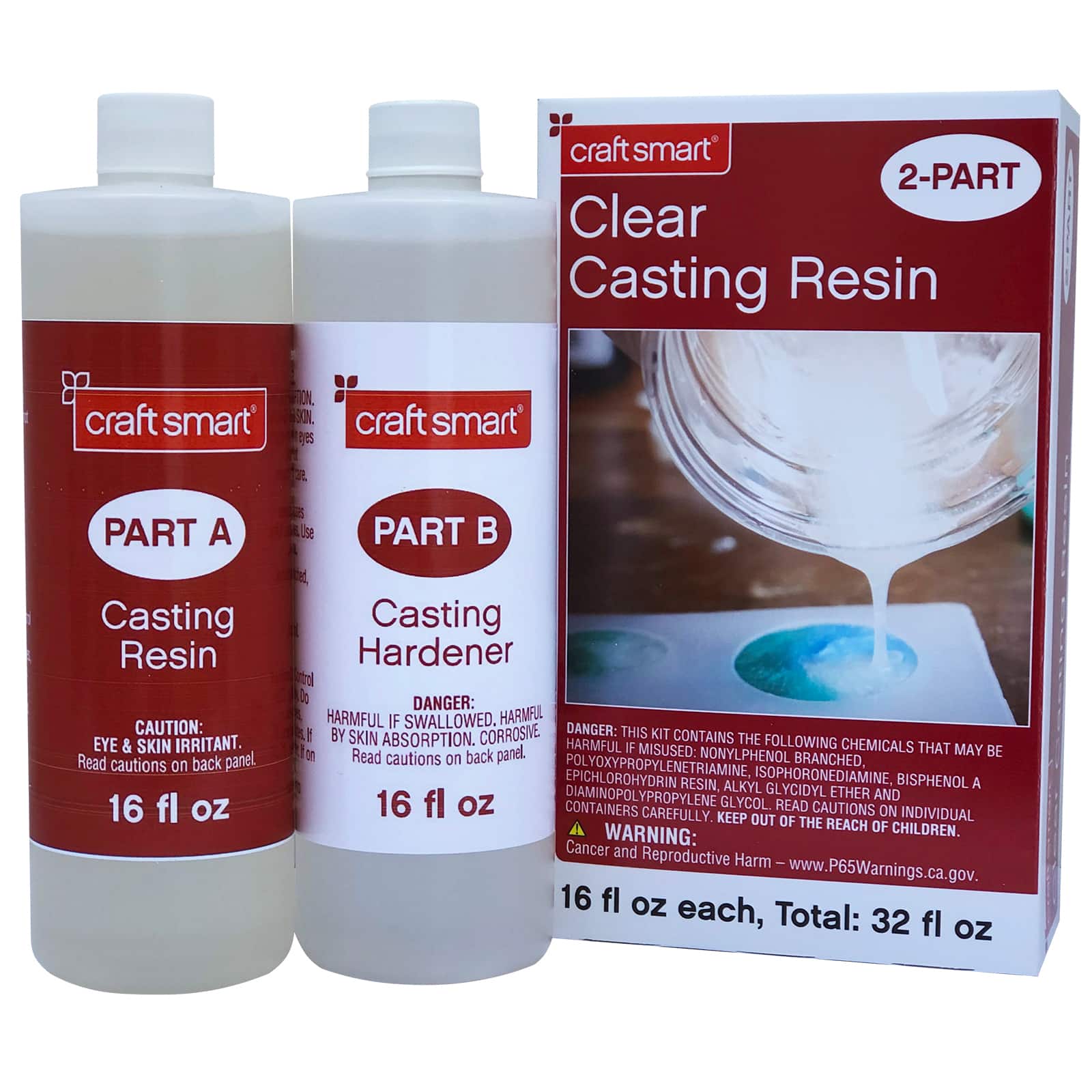 6 Packs 2 ct. (12 total) Clear Casting Resin by Craft Smart®