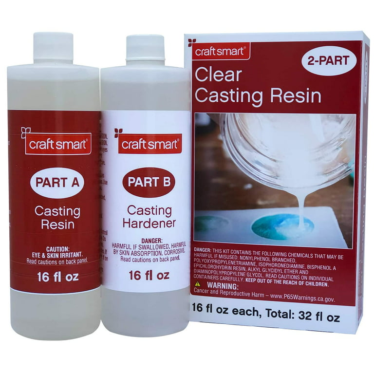 Clear Pour 2 Gallon Clear Epoxy Resin Kit for Art, Jewelry, Craft, Wood &  Resin Molds