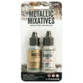 thumbnail image 1 of Tim Holtz Alcohol Ink Metallic Mixative Set, Gold & Silver, 6 Packs: 2 ct. (12 total), 1 of 7