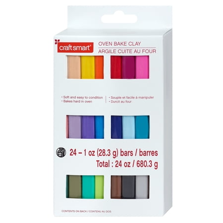 Craft Smart 1oz. Oven-Bake Clay, 6 Packs: 24 ct. (144 total)